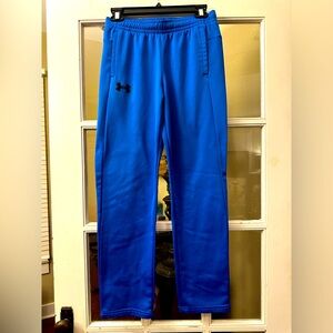 Kids Under Armour Fleece Pants Size Youth Large Royal Blue